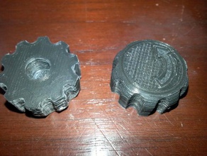 knob parts 3d print model - Mito3D