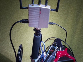 fpv chão, estação de gravação a connex hd mini prosight rc veículos 3d print model - Mito3D