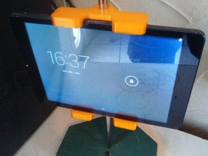 tablet holder computer 3d print model - Mito3D