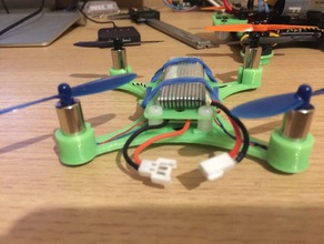 micro drone rc vehicles fpv hubsan quadcopter scisky frame 3d print model - Mito3D