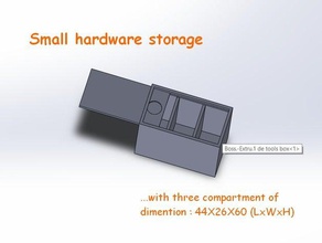 small hardware storage testen 3d printing 3d print model - Mito3D