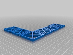 my customized print-in-place parameterized sarrus linkage mechanical toys 3d print model - Mito3D