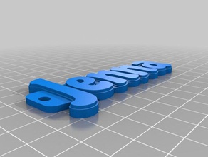 jenna tag i portachiavi personalizzato 3d print model - Mito3D