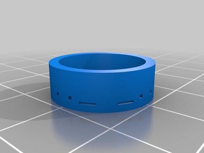 aubree morse code rings customized 3d print model - Mito3D