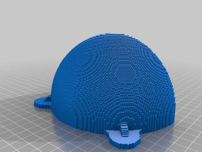 hex kubbe yarım mini diğer 3d çizgi 3d print model - Mito3D