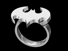 bat anello anelli 3d print model - Mito3D