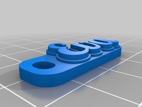 eva de porte-clés personnalisé 3d print model - Mito3D