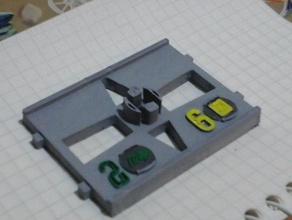 suporte de css-1 transporte jogos miniatura tampo mesa x-wing miniaturas jogo em 3d print model - Mito3D