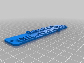 sebastian-tag Schlüsselanhänger angepasst 3d print model - Mito3D