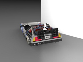 cuerpo principal delorean los vehículos 3d print model - Mito3D