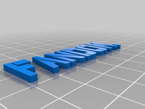 chaveiro palavras mjc 3d impressão 3d print model - Mito3D