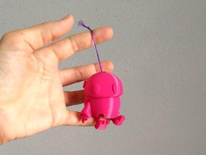 wıp robot asmak Robotik mafsallı sevimli kolye 3d print model - Mito3D