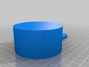 my customized measuring cup kitchen dining 3d print model - Mito3D