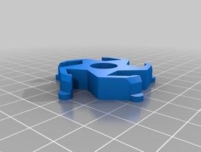 my customized spool hub adapter bupi 3d printer parts 3d print model - Mito3D