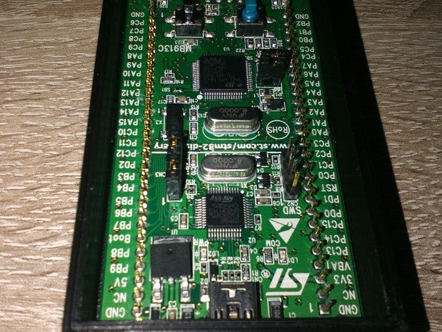 stm32 f1 découverte de protection la boîte l'électronique 3D print model - Mito3D