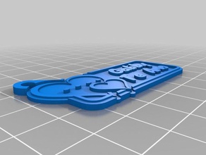 gabby llaveros personalizado 3d print model - Mito3D