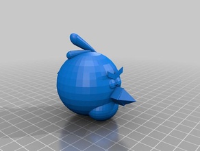 red angry birds 3d model printing 3d print model - Mito3D