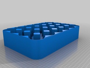 my customized battery case 2 organization 3d print model - Mito3D