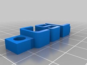 Anahtarlık csl özelleştirilmiş 3d print model - Mito3D