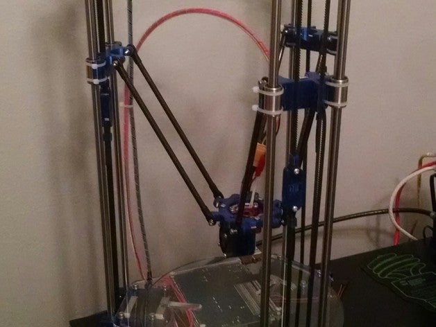 rostock'ta mini akrilik planları düet 085 3 d monte edilmiş yazıcı parçalar lazer kesim pro 3D print model - Mito3D