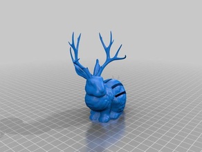 jackalope titular do cartão sd 3d a impressora acessórios 3d print model - Mito3D