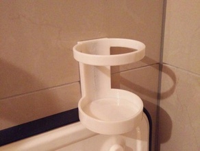 soap bottle holder bathroom 3d print model - Mito3D