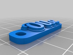 olle Anahtarlık özelleştirilmiş 3d print model - Mito3D