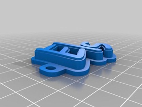 els keychains customized 3d print model - Mito3D