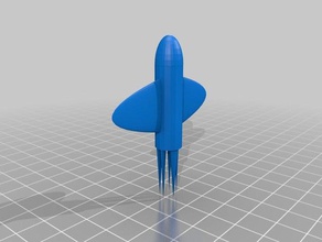 la fusée 3d l'impression 3d print model - Mito3D