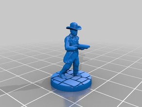 peaky cowboy shotgun toys games 3d print model - Mito3D