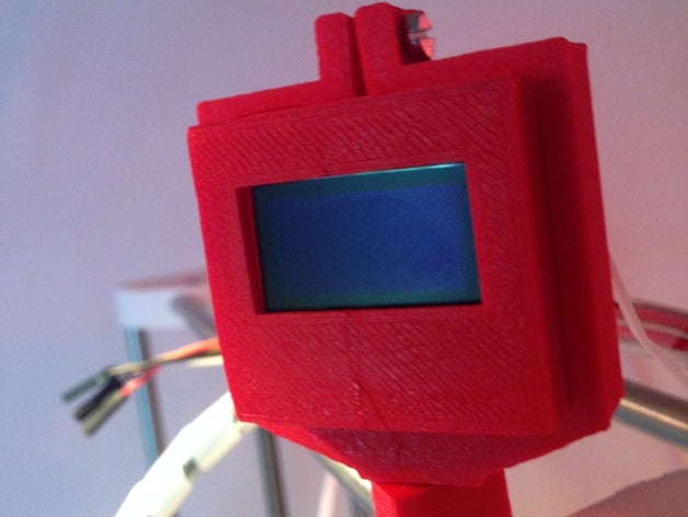 support rotatif boitier oled 3d de l'imprimante accessoires 3D print model - Mito3D