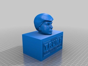 trump 3d baskı 3d print model - Mito3D