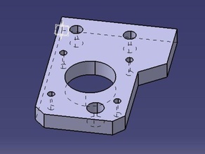 z-axe-support shenzentech de l'imprimante 3d pièces L'imprimante support moteur 3d print model - Mito3D