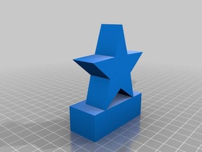 mini yıldız kupa dekor 3d print model - Mito3D