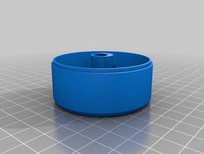 my customized rounded box central screw closure containers 3d print model - Mito3D