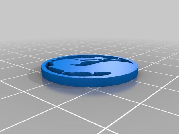 mortal kombat logotipo jogos 3D print model - Mito3D