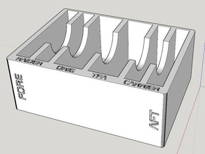 x-wing miniaturen-toolbox bin imperial Schaden decks - Spielzeug Spiel Zubehör 3d print model - Mito3D