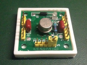 ad584 voltaj referans modülü tutucu elektronik akı flux 3d yazıcı delta 3d print model - Mito3D