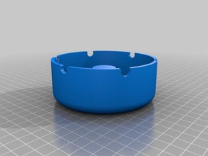posa cenere simple ashtray containers 3d print model - Mito3D