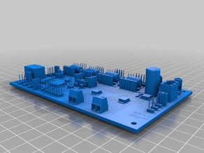 scheda elettronica f76stl altri 3d print model - Mito3D