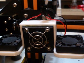 ventiladores adicionais creality cr-8 3 d a impressora acessórios 3d print model - Mito3D