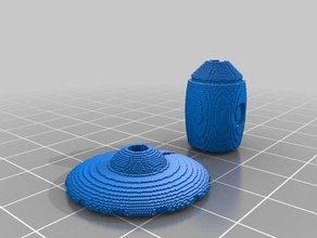 3d slash space spoke beads other 3d print model - Mito3D