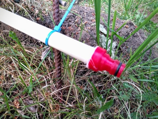 pvc watering system outdoor garden 3D print model - Mito3D