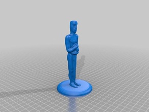 oscar ödülü Akademi Ödülü heykeller 3d print model - Mito3D