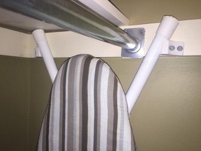 ironing board hanger bracket household 3d print model - Mito3D
