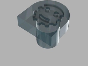 cane panchina a stelo corto mano strumenti benchdog banco da lavoro 3d print model - Mito3D