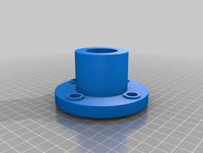 flange flan machine tools 3dmodel 3d print model - Mito3D
