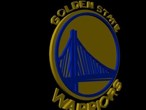 golden state warriors sport outdoors basketball logo 3d print model - Mito3D