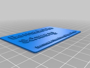 visitnkarte signs logos customized 3d print model - Mito3D