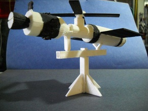 estação espacial skylab a física astronomia 3d print model - Mito3D